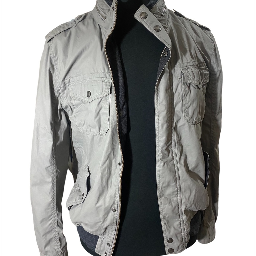 Buffalo David Bitton Men's Jacat Waxed Cotton Jacket size Med
